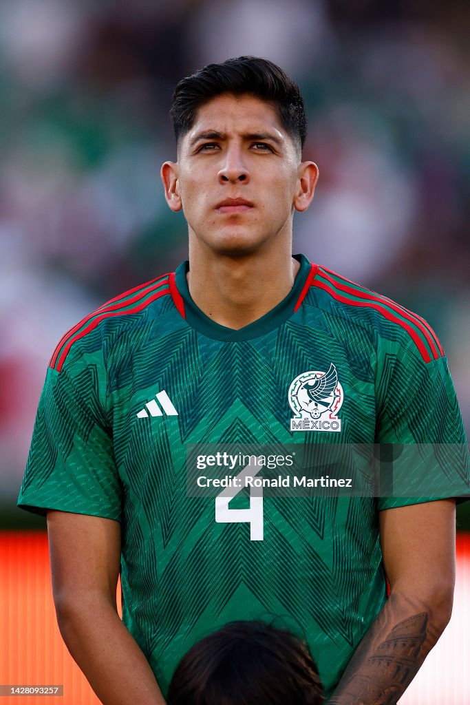 Edson Alvarez of Mexico at Rose Bowl Stadium on September 24, 2022 in