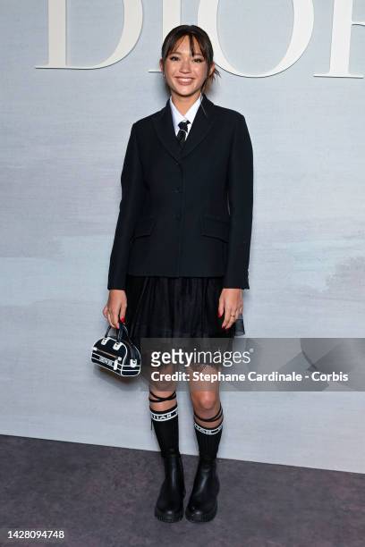 Anne Nakamura attends the Christian Dior Womenswear Spring/Summer 2023 show as part of Paris Fashion Week on September 27, 2022 in Paris, France.