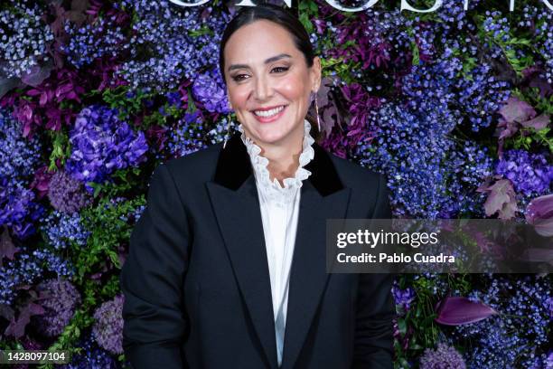 Tamara Falco attends the Kronos Homes anniversary party at the Royal Theatre on September 27, 2022 in Madrid, Spain.