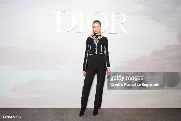 Beatrice Borromeo attends the Christian Dior Womenswear Spring/Summer 2023 show as part of Paris Fashion Week on September 27, 2022 in Paris, France.