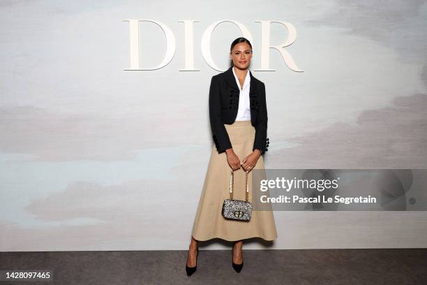 Sydney McLaughlin attends the Christian Dior Womenswear Spring/Summer 2023 show as part of Paris Fashion Week on September 27, 2022 in Paris, France.