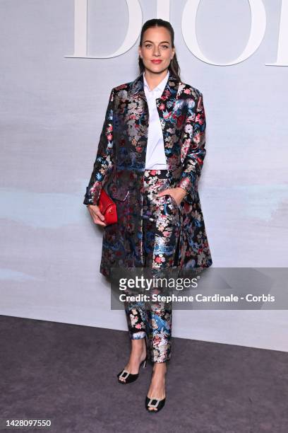 Cleopatra Zu Oettingen-Spielberg attends the Christian Dior Womenswear Spring/Summer 2023 show as part of Paris Fashion Week on September 27, 2022 in...