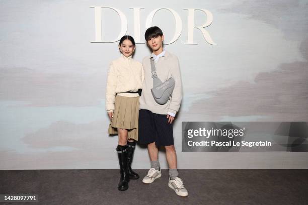 Michi and Yoshiaki attend the Christian Dior Womenswear Spring/Summer 2023 show as part of Paris Fashion Week on September 27, 2022 in Paris, France.
