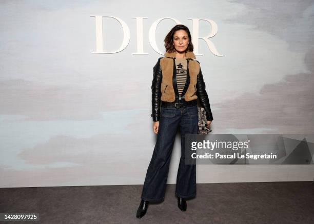 Nadia Fares attends the Christian Dior Womenswear Spring/Summer 2023 show as part of Paris Fashion Week on September 27, 2022 in Paris, France.