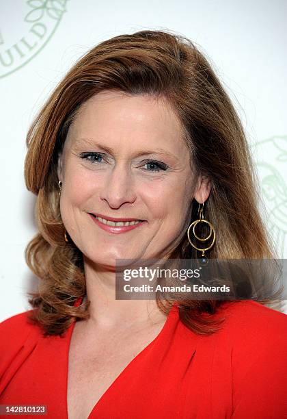 Sarah Brown, honoree and wife of former UK Prime Minister Gordon Brown, arrives at the Women's Guild of Cedars-Sinai Annual Spring Luncheon at the...