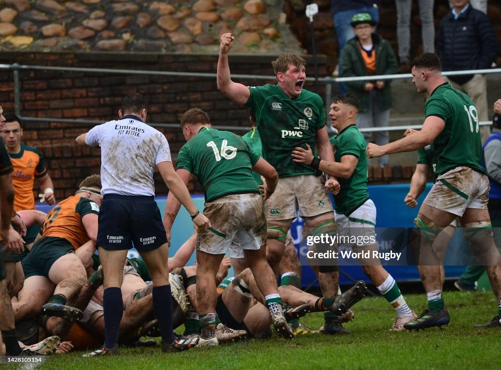 Australia v Ireland : Pool B - World Rugby Under 20 Championship 2023