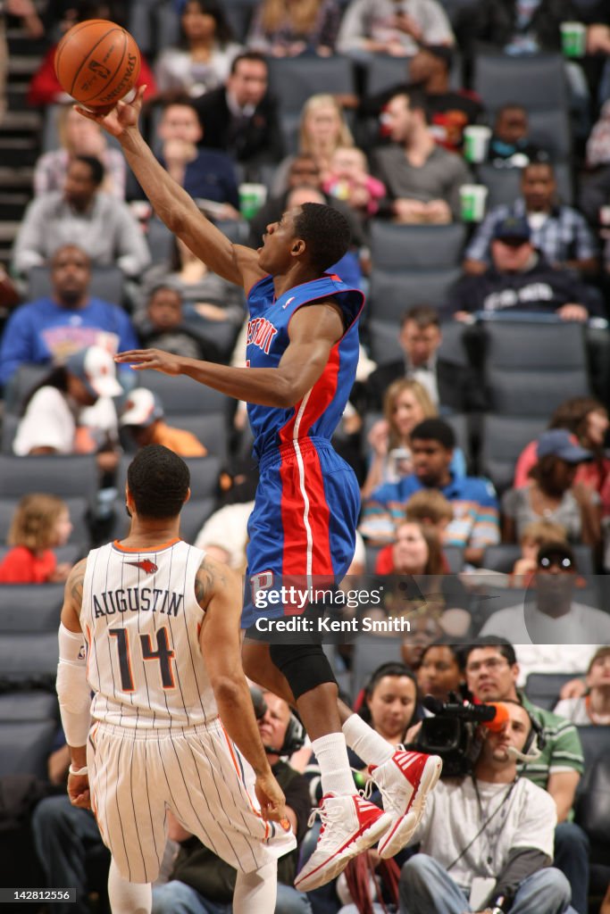 Detroit Pistons v Charlotte Bobcats