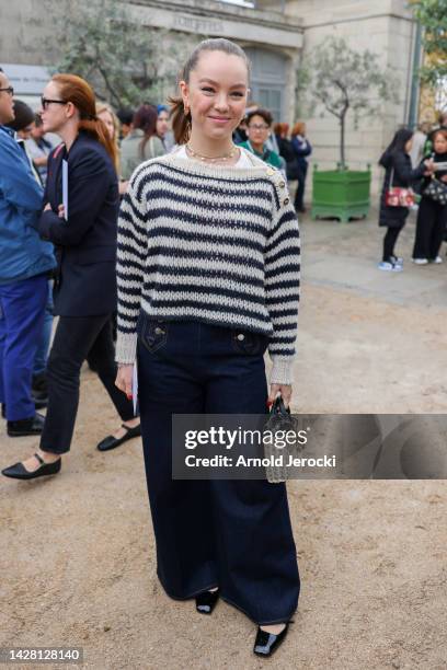 Princess Alexandra of Hanover attends the Christian Dior Womenswear Spring/Summer 2023 show as part of Paris Fashion Week on September 27, 2022 in...