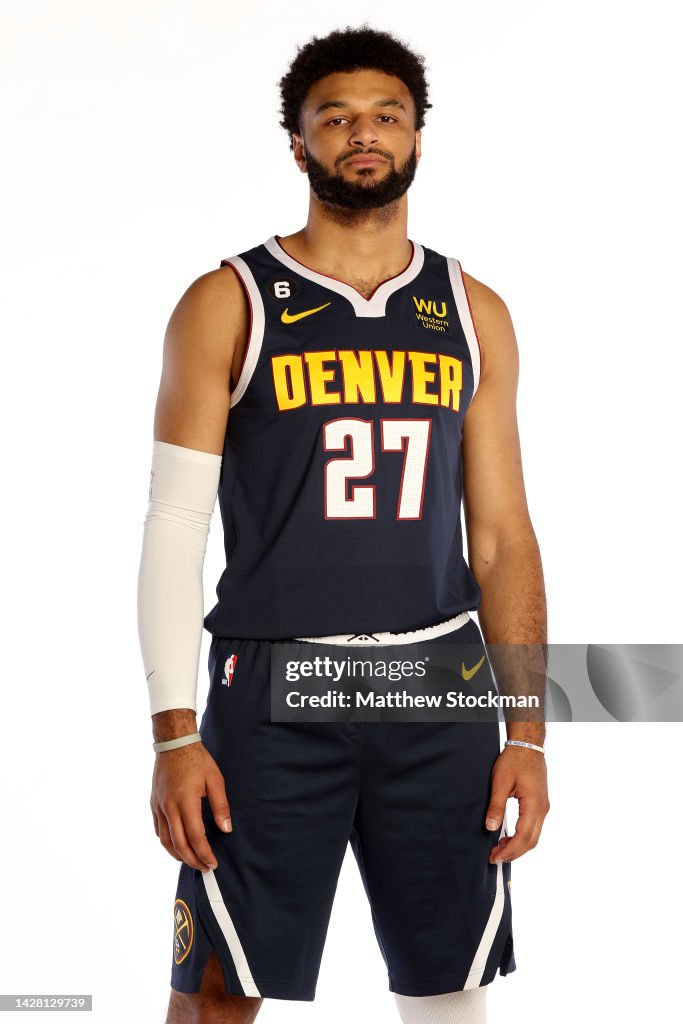 Jamal Murray of the Denver Nuggets poses for a portrait during Denver ...