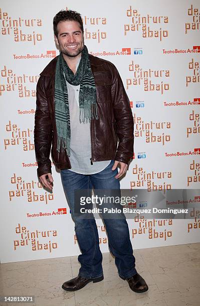 Roberto Manrique attends "De Cintura Para Abajo" Photocall at Circulo de Bellas Artes Theatre on April 12, 2012 in Madrid, Spain.