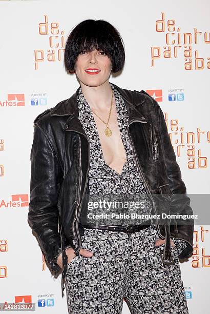 Bimba Bose attends "De Cintura Para Abajo" Photocall at Circulo de Bellas Artes Theatre on April 12, 2012 in Madrid, Spain.