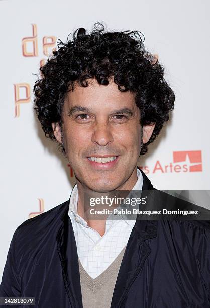 Pedro Cerolo attends "De Cintura Para Abajo" Photocall at Circulo de Bellas Artes Theatre on April 12, 2012 in Madrid, Spain.