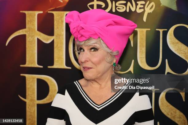 Bette Midler attends Disney's "Hocus Pocus 2" premiere at AMC Lincoln Square Theater on September 27, 2022 in New York City.