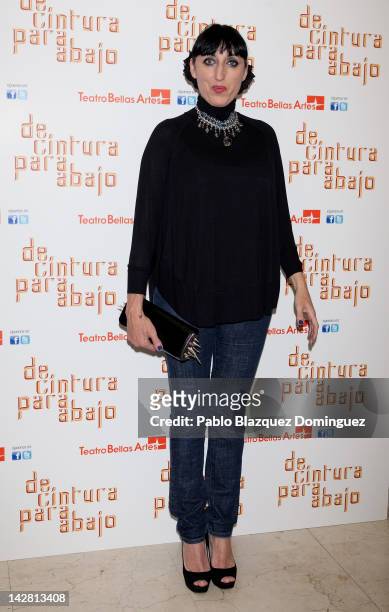 Actress Rosi de Palma attends "De Cintura Para Abajo" photocall at Circulo de Bellas Artes Theatre on April 12, 2012 in Madrid, Spain.