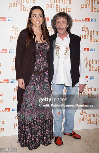 Actor Eduardo Gomez attends "De Cintura Para Abajo" photocall at Circulo de Bellas Artes Theatre on April 12, 2012 in Madrid, Spain.