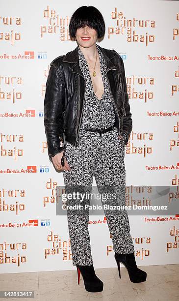 Bimba Bose attends "De Cintura Para Abajo" photocall at Circulo de Bellas Artes Theatre on April 12, 2012 in Madrid, Spain.