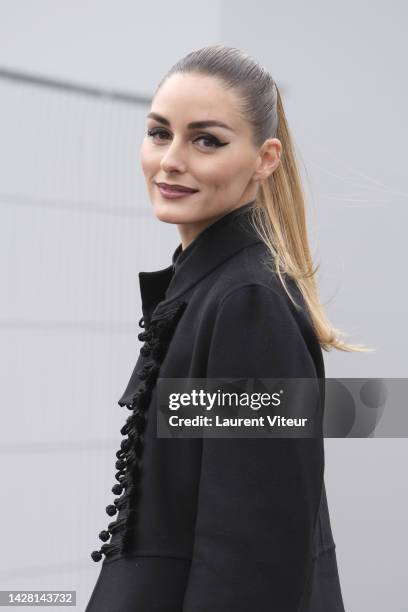 Olivia Palermo attends the Christian Dior Womenswear Spring/Summer 2023 show as part of Paris Fashion Week on September 27, 2022 in Paris, France.