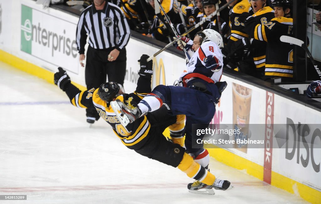 Washington Capitals v Boston Bruins - Game One