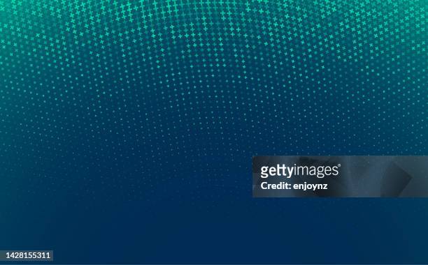 abstract green data half tone plus background technology vector design - technology stock illustrations