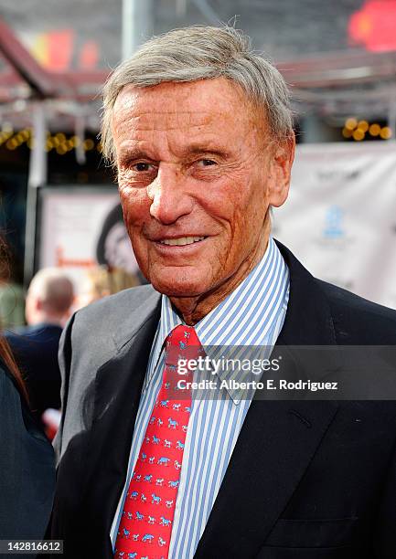 Actor Richard Anderson arrives at the TCM Classic Film Festival opening night premiere of the 40th anniversary restoration of "Cabaret" at Grauman's...