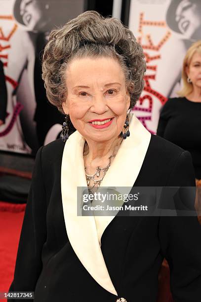 Actress Baby Peggy Montgomery arrives at the 2012 TCM Classic Film Festival Opening Night Gala held at Grauman's Chinese Theatre on April 12, 2012 in...