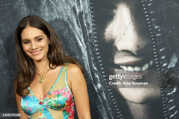 Caitlin Stasey attends the Los Angeles screening of Paramount's "Smile" at Aero Theatre on September 27, 2022 in Santa Monica, California.