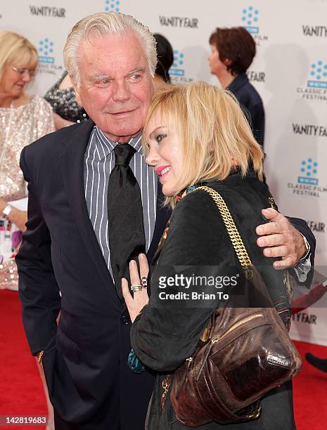 Actor Robert Wagner and TV personality Katie Wagner attend 2012 TCM Classic Film Festival opening night gala - The World Premiere of 40th Anniversary...