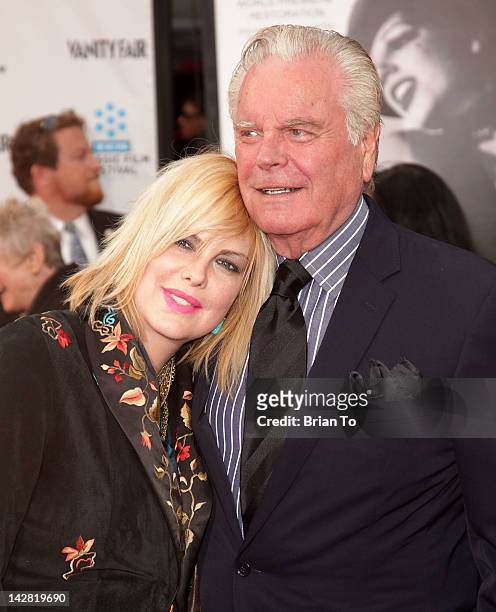 Actor Robert Wagner and TV personality Katie Wagner attend 2012 TCM Classic Film Festival opening night gala - The World Premiere of 40th Anniversary...