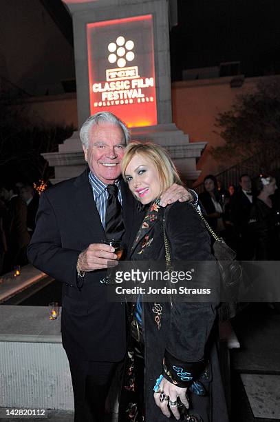 Actor Robert Wagner and TV Personality Katie Wagner attend the after party for the 2012 TCM Classic Film Festival Opening Night Gala held at...