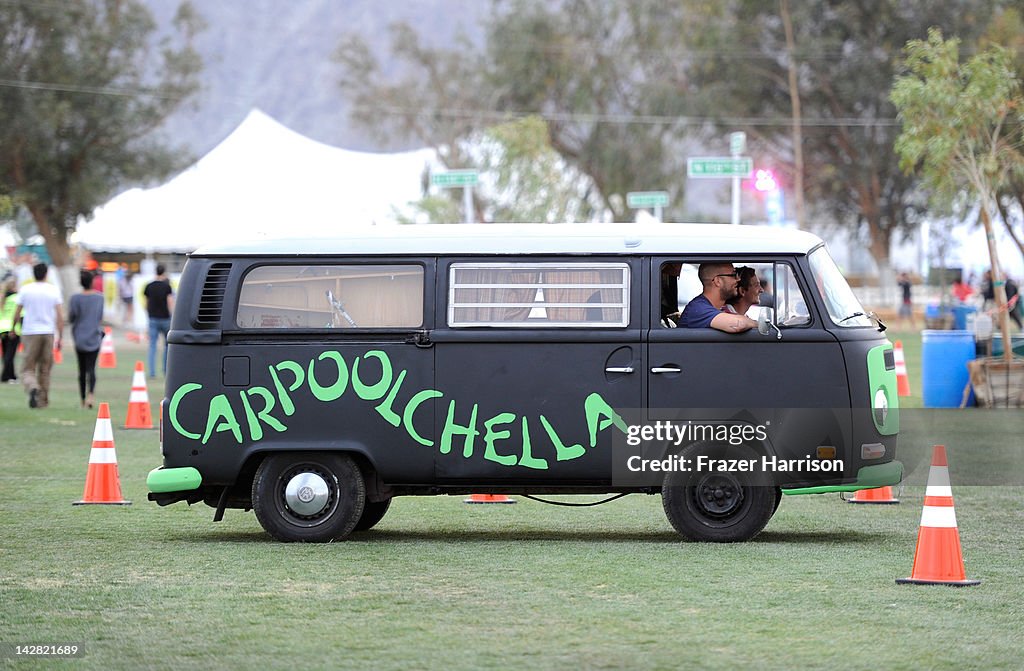 The Empire Polo Field Prepares For The 2012 Coachella Music Festival