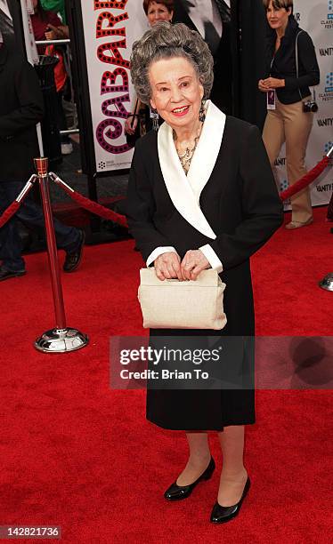 Actress Baby Peggy Montgomery attends 2012 TCM Classic Film Festival opening night gala - The World Premiere of 40th Anniversary restoration of...