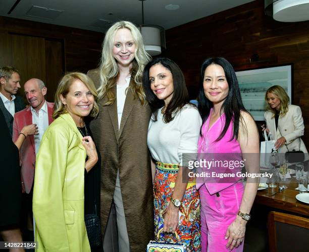 Katie Couric, Gwendoline Christie, Bethenny Frankel and Lucy Liu attend the Haute Living Celebrates Kelly Ripa And The Release Of "Live Wire" With...