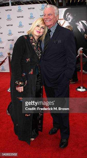 Actress Katie Wagner and actor Robert Wagner attend the 2012 TCM Classic Film Festival Opening Night Premiere Of The 40th Anniversary Restoration Of...