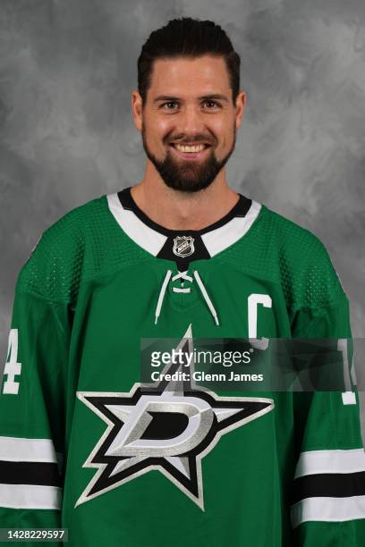 Jamie Benn of the Dallas Stars poses for his official headshot for the 2022-2023 season on September 21, 2022 at the Comerica Center in Frisco, Texas.