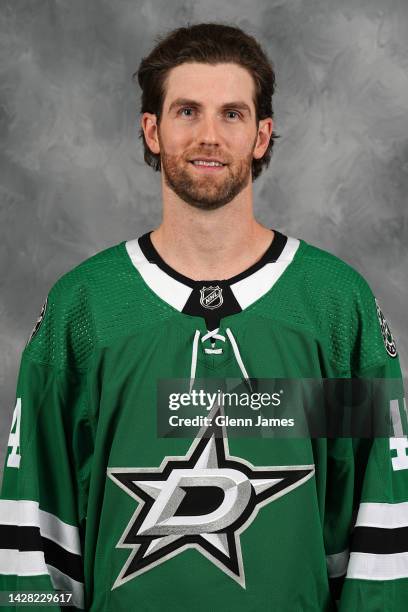 Scott Wedgewood of the Dallas Stars poses for his official headshot for the 2022-2023 season on September 21, 2022 at the Comerica Center in Frisco,...