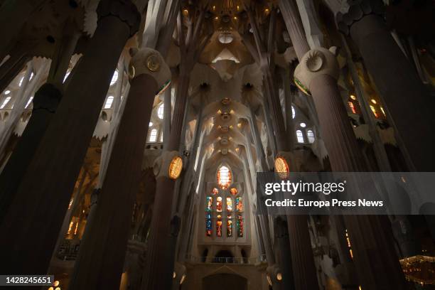458 La Sagrada Familia Interior Stock Photos, High-Res Pictures, and ...