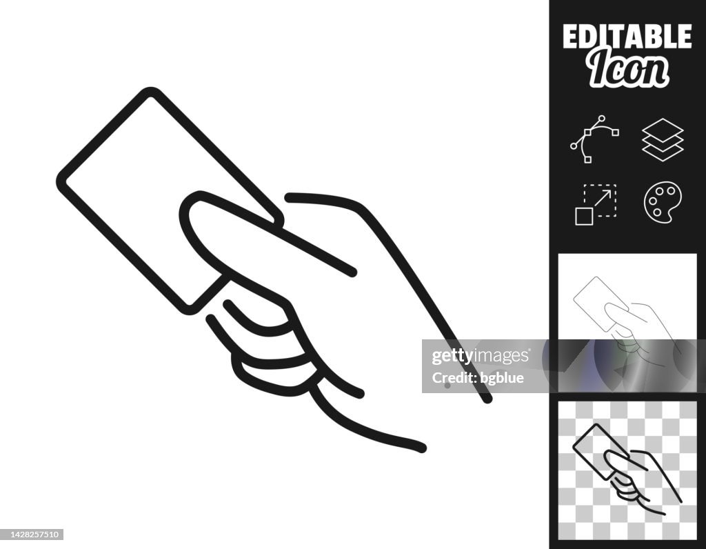 Contactless payment. Icon for design. Easily editable