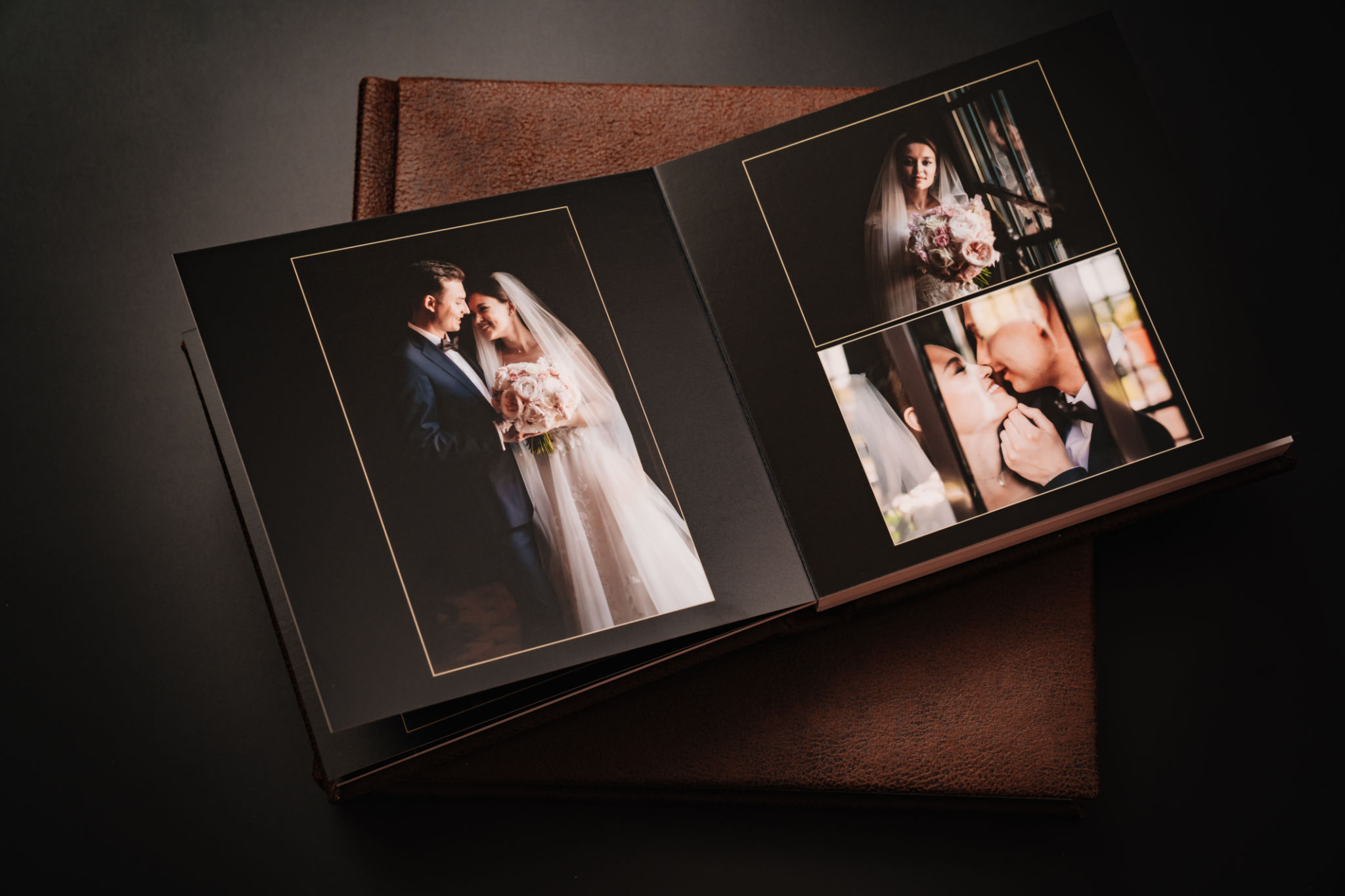 wedding album aerial