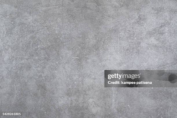 cement wall smooth surface texture material, grey color abstract background - 石材 ストックフォトと画像