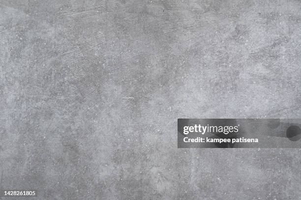 cement wall smooth surface texture material, grey color abstract background - pedra imagens e fotografias de stock