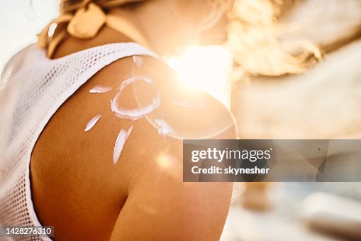 The sun of suntan lotion! The sun of suntan lotion!