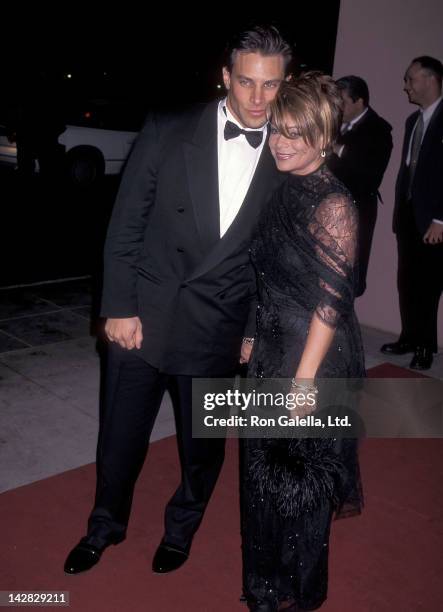 Singer Paula Abdul and boyfriend Brad Beckerman attend the 38th Annual Grammy Awards Pre-Party Hosted by Clive Davis and Arista Records on February...