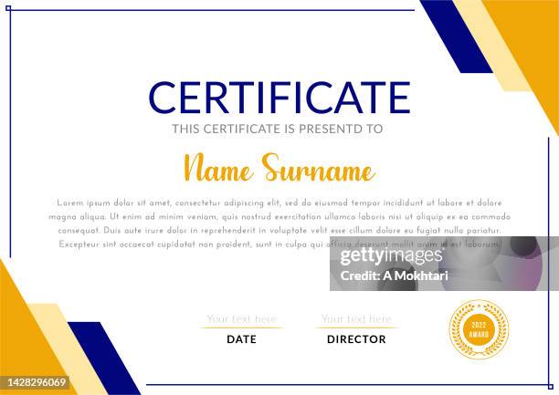 certificate of achievement template.
for diploma, prizes, business, certificates, universities, schools and companies. - a la mode 幅插畫檔、美工圖案、卡通及圖標