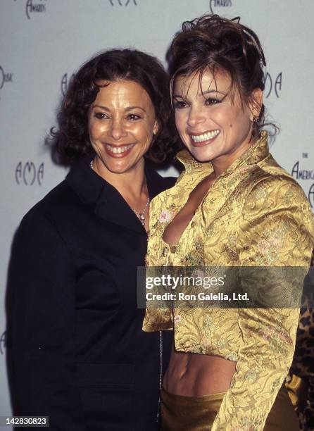 Singer Paula Abdul and mother Lorraine Rykiss attend the 24th Annual American Music Awards on January 27, 1997 at the Shrine Auditorium in Los...