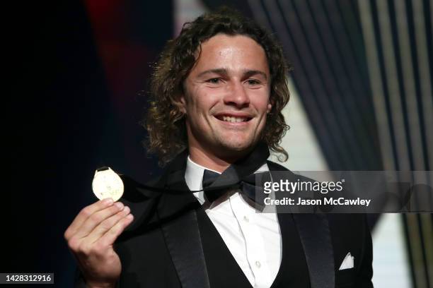 Dally M medallist Nicholas Hynes poses for a photo during the 2022 Dally M Awards at The Winx Stand, Royal Randwick Racecourse on September 28, 2022...
