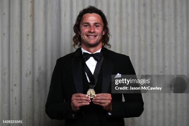 Dally M medallist Nicholas Hynes poses for a photo during the 2022 Dally M Awards at The Winx Stand, Royal Randwick Racecourse on September 28, 2022...