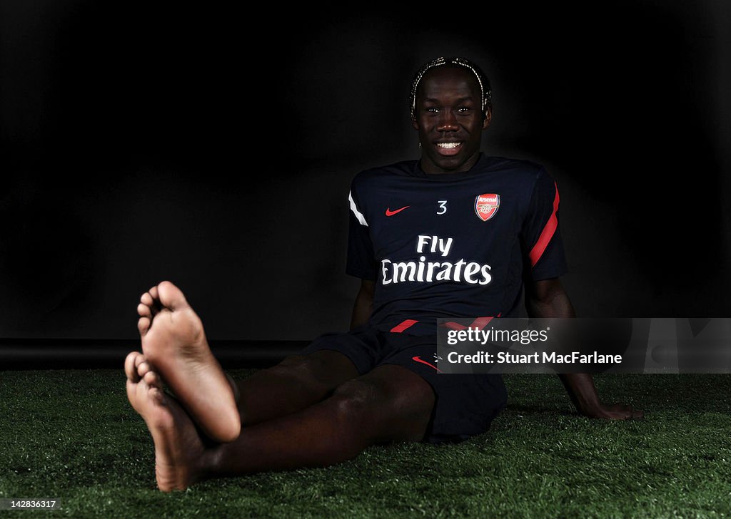 Bacary Sagna Arsenal Magazine Shoot