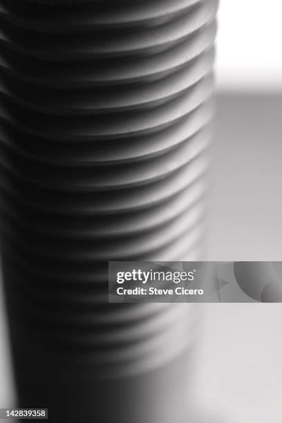 detail of titanium thread - threading stock pictures, royalty-free photos & images