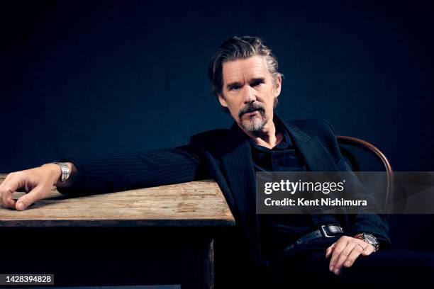 Actor Ethan Hawke of 'Raymond And Ray' is photographed for Los Angeles Times on September 12, 2022 in Toronto, Canada. PUBLISHED IMAGE. CREDIT MUST...