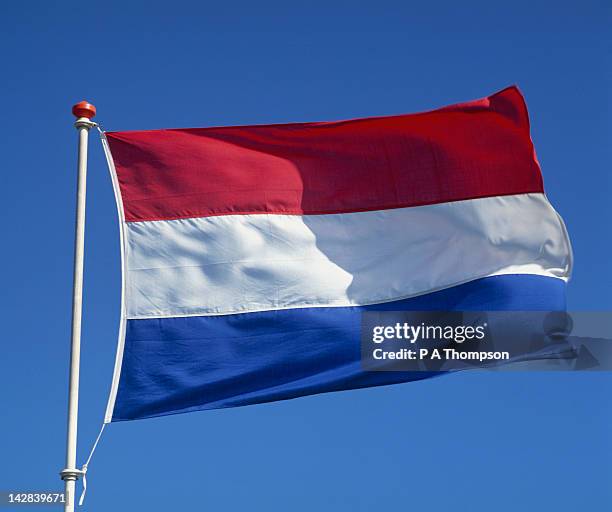 dutch flag - netherlands imagens e fotografias de stock